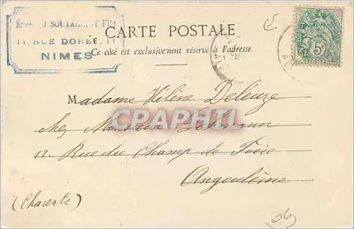 Le CAP FERRAT - Environs de Nice - Porte Romaine — Édition RO-BS, n°362 — Rewers