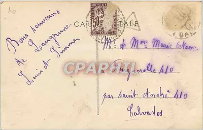 Langrune-sur-Mer (Calvados) — Klify — fot. Langlois — Rewers