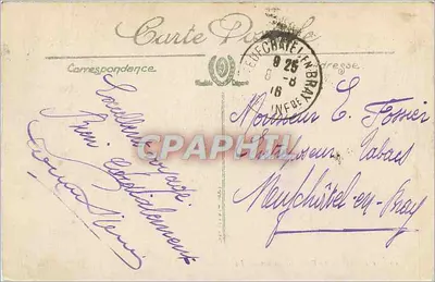 Amiens — Pałac Sądu — LL. — nr 40 — Rewers