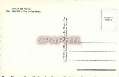 Grasse — Widok na hotele — Wydawnictwo MAR, Nice — Rewers
