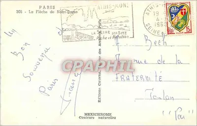 The Spire of Notre-Dame — aerial view — Éditions IRIS — Back