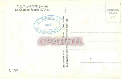 सुली-सर-लूअर — एक फैडल किला (14वीं शताब्दी) — कला के संस्करण फेरेट, संख्या B.1069 — पीछे
