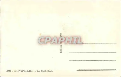 Montpellier — La Cattedrale — Edizioni Grigny — Verso