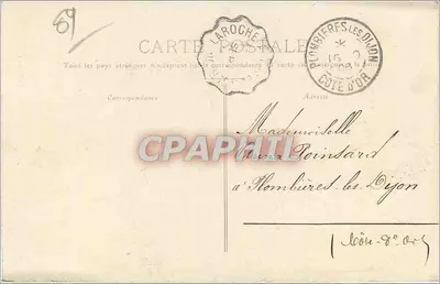 Avallon — Vista pitoresca do canto do Cousin — Pothain, editor, Avallon — Verso