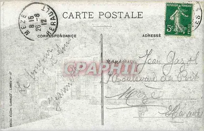 Lourdes - O Funicular & a Estação - N° 19 — Verso