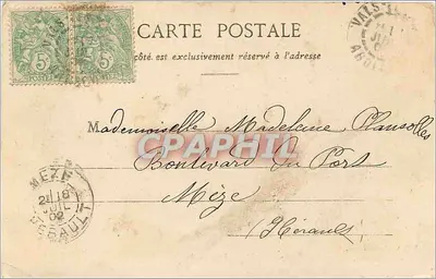 Vals - Vista geral — C.F.P., Turenne, Paris, n°129 — Verso