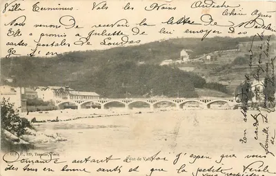 Ponte de Vals — Vals-les-Rains, Aude — C. F. P., 129, Turanne, Paris
