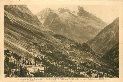 A estrada de La Berarde - St-Christophe-en-Oisans - Les Fetoules (3465 m)