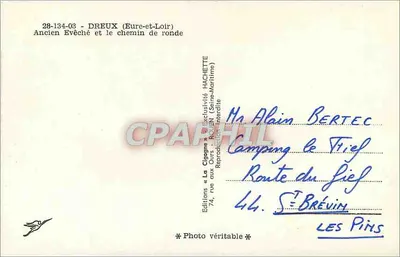 La Cigogne — DREUX (Eure-et-Loir) — Oud Bisdom en de omloopweg — Achterkant