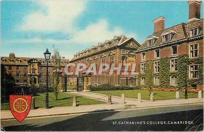St Catharine's College, Cambridge — vista do campus — editor A Salmon
