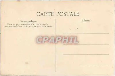 Palácio de Fontainebleau — Gabinete da Abdição — Editor E.D. n°14 — Verso
