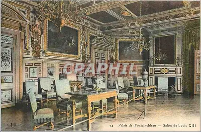 Palácio de Fontainebleau — Salão de Luís XIII