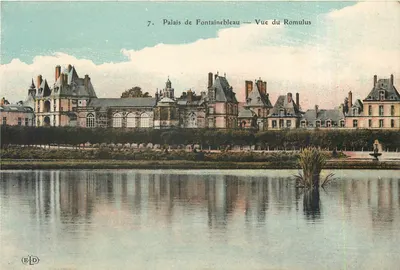 Palácio de Fontainebleau — Vista do Romulus — EID