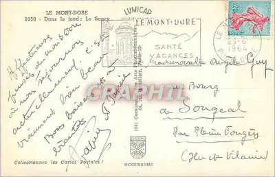 Le Mont-Dore — widok panoramiczny — IRIS — Rewers