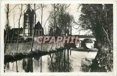 L'Huisne - O Ponte e a Igreja de Saint-Hilaire — editor: REAL-PROG - N° (4)