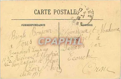Blois — O Ponte sobre o Loire — LL. n°173 — Verso