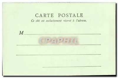 Fonte do Hospital — Vichy — B.F., Paris — Verso