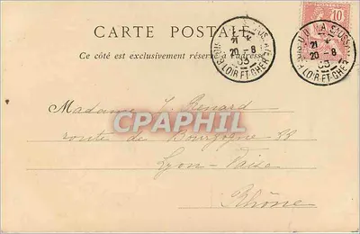 Zamek Chenonceaux — Façada Zachodnia — Mag. Paryż, Wyd. Fot. — Rewers