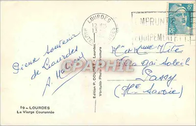 Dziwna Matka — Lourdes — Wydawnictwo P. DOUET - Lourdes — Rewers