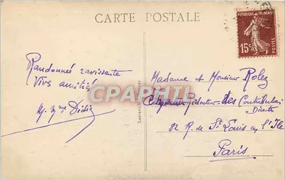 Monte-São-Mihiel — Lado Sudoeste — Editor Laurent N. Hannez, n° 1272 — Verso