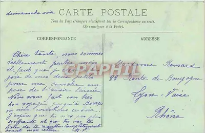 Bourges — Katedra. Widok z Ogródka Arcybiskupa — LL. — Rewers