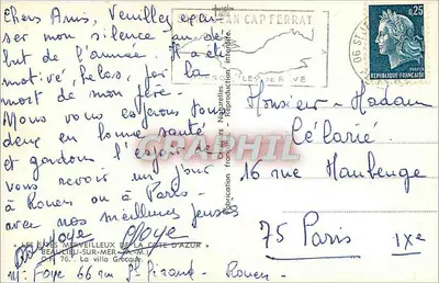 Widok Cap Ferrat — Graphithi — wydawca Graphithi, numer serii nie widoczny — Rewers