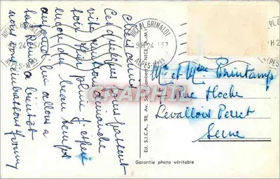 NICE - Promenade des Anglais — widok z lotu — S.I.C.A. n°99 — Rewers