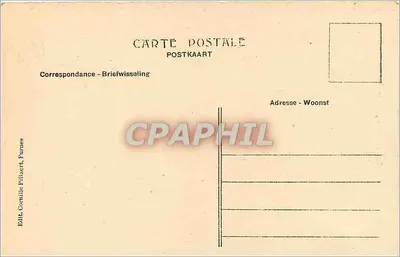 Furnes. Grand'Place i katedra św. Walburgi — wydawca Cornille Pilliaert, Furnes — Rewers