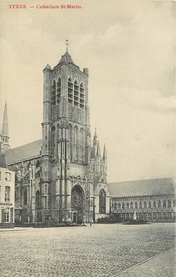 Ypres — Catedral de São Martinho — Editor F. Bartier, Ypres