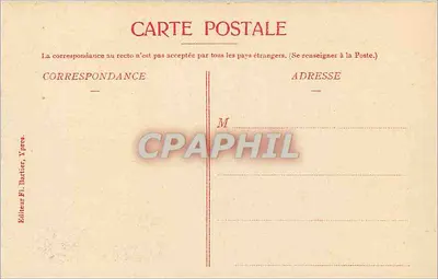 Ypres — Catedral de São Martinho — Editor F. Bartier, Ypres — Verso