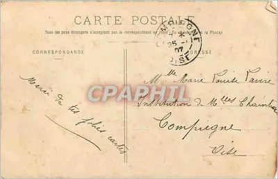 Verneuil - Velho Castelo — Coleção Kindmann & Vernouil, edit. em Pont — Verso