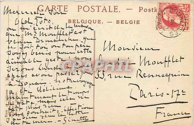 Bruxelles — Il Municipio — Verso