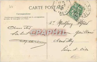 NANTES — Grobowiec Franciszka II, księcia Bretanii — w katedrze — C. L. C. — Rewers