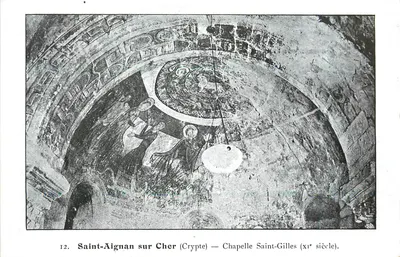 Saint-Aignan sur Cher — Cripta — Capela Saint-Gilles (século XI)