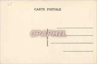 Rennes — Pałac Świętego Jerzego — wydawca Laurent-Nel — Rewers