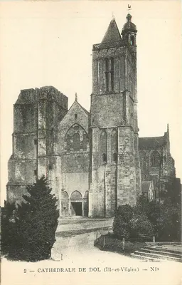 Catedral de Dol (Ille-et-Vilaine) — ND — editor Lévy & Neurdein