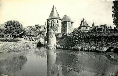 Fougères — Lago da Cuarde e Torres de Entrada — Cie des Arts Photographiques, 44, rue Le Tellier, Paris 15e
