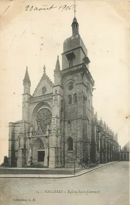 Fougères - Igreja de São Leão — Coleção G.B. — n°25