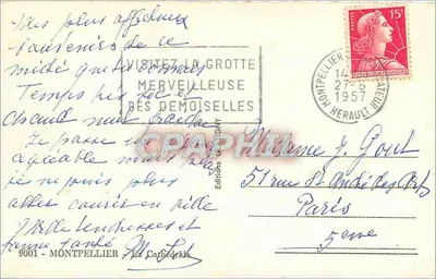 Katedra — Montpellier — Wydanie nr 9001 — Rewers