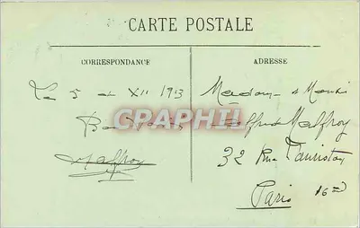 Langeais (Loir-et-Cher) — O Castelo (lado oeste) Século XV — LL. n°48 — Verso