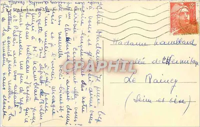 Igreja de Chambaran-sur-Lignon — inscrição 'AIMEZ-VOUS LES AUTRES' — editor desconhecido — Verso