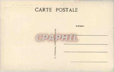St-Nazaire (Loire-Inf.) — Rochas e Praia de Port-Gavy — F. Chapeau, editor, Nantes — Verso