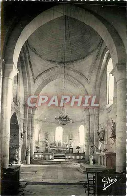 Interior da igreja de Écoy eux — Igreja do século XII — Edições Charenzaïs d'Art A. Gilbert