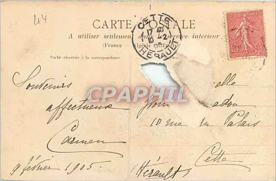 SAINT-NAZAIRE — As Estacades — Héliotypie Dugas, Nantes — L-I 553 — Verso