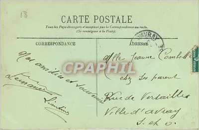 Bourges — Estátua de Jacques Cœur — L.L. — Verso