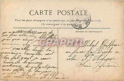 Le Havre — Das Rathaus und der öffentliche Garten — Verleger Maggi, Nr. 35 — Rückseite