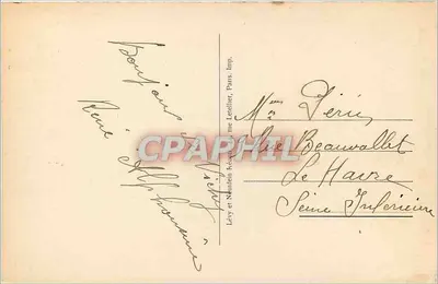 Vichy — Kasyno — Lévy et Naarden, Paryż — Rewers