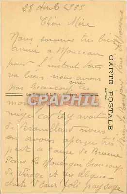 Blanzy-les-Mines (S.-et-L.) — Zamek Plessi — Wydawca G. L. B. de Bourgoin — Rewers
