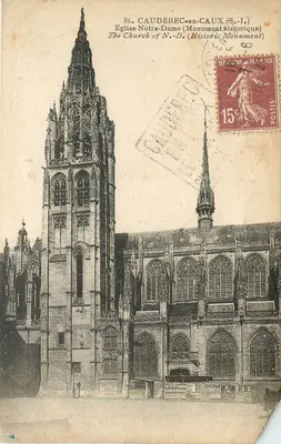 Caudebec-en-Caux — Igreja Nossa Senhora (Monumento Histórico) — Douillet, n°86