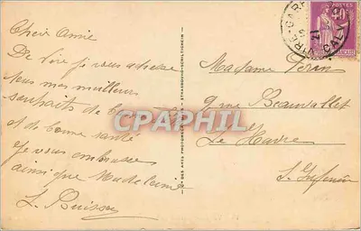 Vire — Jardim público — LL. — n°15 — Verso